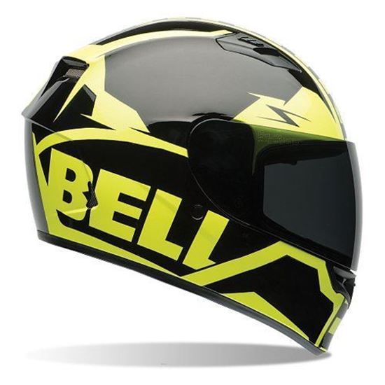 resm Bell PS Qualifier Momentum Hi-Viz Siyah Sarı Motosiklet Kaskı